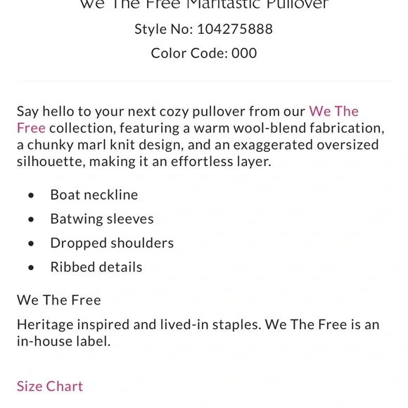 We The Free Marltastic Pullover - Picture 6 of 8